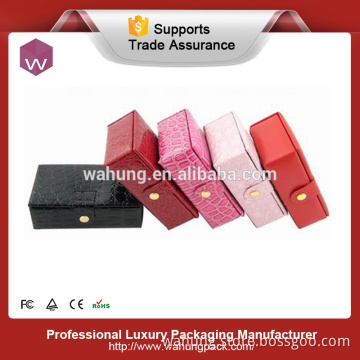 Leather small colorful popular leather box wedding gift